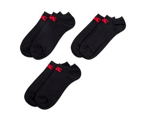 Canterbury Calcetines unisex para entrenador, 3 unidades, negro/rojo, S