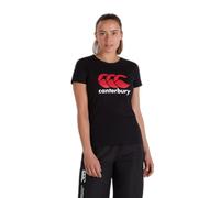 Canterbury Camiseta con Logotipo CCC para Mujer, Ajuste Regular cómodo, Mezcla de algodón, Camiseta no técnica