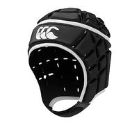 Canterbury CCC Junior Kids Rugby Core Headguard, Cobertura 360, Correa de Barbilla con Bordes Suaves, Agujeros diseñados Que ayudan a la ventilación, Acolchado de Espuma, Azul, XS