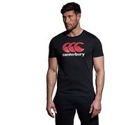 Canterbury CCC Logo Camiseta, Hombre, Negro, S