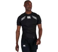 Canterbury Chaleco de protección Unisex Rugby Elite, Negro/Blanco/Plateado, XL