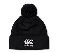 Canterbury Gorro Unisex con Forro Polar para Todas Las Edades, Listo para ser Personalizado, es un compañero Invierno para Cualquier Jugador de Entrenador, Color Negro, Talla única