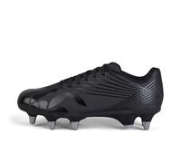 Canterbury Grndbrk Team - Botas Unisex Estampadas, Color Negro/Plateado metálico, Talla 43 EU, Negro Plateado metálico, 43 EU