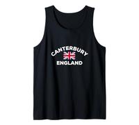 Canterbury Inglaterra Reino Unido Reino Unido Ciudad Turística Souvenir Camiseta sin Mangas