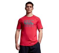 Canterbury Large Logo Superlight Camiseta para Hombre, Flag Red, L