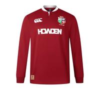 Canterbury Leones británicos e irlandeses LS Classic Camisa, Dalia Roja, L Unisex Adulto