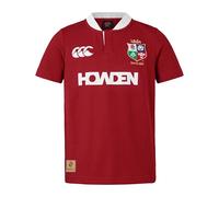 Canterbury Leones británicos e irlandeses SS Classic Camisa, Dalia Roja, 4XL Unisex Adulto