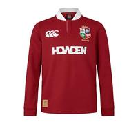 Canterbury of New Zealand - British and Irish Lions LS Classic, Camisa Niños Unisex, Red Dahlia,