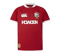 Canterbury of New Zealand - British and Irish Lions Replica, Camisa Niños Unisex, Red Dahlia,