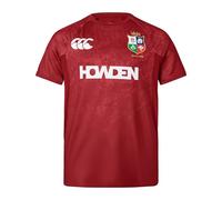 Canterbury of New Zealand - British and Irish Lions S.Light, Camisa Niños Unisex, Red Dahlia,