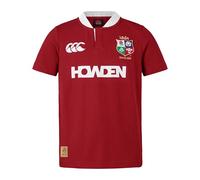 Canterbury of New Zealand - British and Irish Lions SS Classic, Camisa Niños Unisex, Red Dahlia,