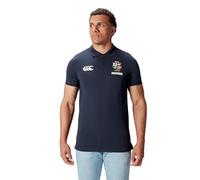 Canterbury Pique Polo Shirt | Cotton Blend | Official British & Irish Lions Licensed Product Camisa, Zafiro Oscuro, S para Hombre