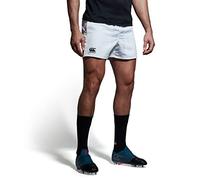Canterbury Professional Rugby Pantalones Cortos con Cintura Elástica, Hombre, Blanco, M