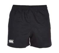 Canterbury Pantalones cortos Professional Rugby con cintura elástica, hombre, negro, XL