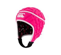 Canterbury Raze - Protector de Cabeza Unisex para Adultos, Color Rosa flouro, Blanco, XL