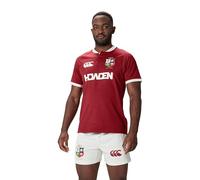 Canterbury Réplica de Leones británicos e irlandeses Camisa, Dalia Roja, XL Unisex Adulto