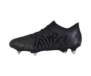 Canterbury Speed Infinite Pro, Botas Unisex Adulto, Negro/Metálico Plateado, 41.5 EU