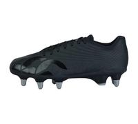 Canterbury Stampede Pro Soft Ground - Botas de rugby unisex | Alta tracción, negro, plateado, metálico, 40 EU