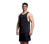 Canterbury Superlight Singlet Vest | Breathable | Quick Drying Chaleco técnico, Negro/Gris plomizo, M para Hombre