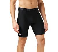 Canterbury Thermoreg 6 Inch Baselayer Rugby Compression Shorts Bacterial | Anti-Odour & Moisture-Wicking Material Pantalones Cortos, Uomo, Negro, XS