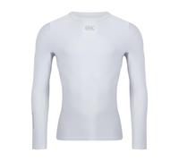 Canterbury Thermoreg Top de Manga Larga, Hombre, Blanco, L