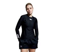 Canterbury Thermoreg Top de Manga Larga, Mujer, Negro, S