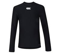 Canterbury Thermoreg Top de Manga Larga, Unisex niños, Negro, LB