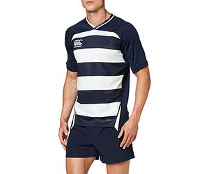Canterbury Vapodri Evader - Camiseta de Rugby para Hombre, Not Applicable, Vapodri Evader Hooped, Hombre, Color Azul Marino, tamaño XX-Large