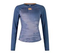 Canterbury Vapodri Graphic Superlight Long Sleeve Camiseta para Niños, Midnight Navy, 12 años
