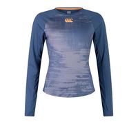 Canterbury Vapodri Graphic Superlight Long Sleeve Camiseta para Niños, Midnight Navy, 16 años