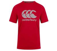 Canterbury Vapodri Large Logo Training Camiseta, Hombre, Rojo, S