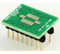 (Cantidad 2) Adaptador Proto-Advantage PA0100 LGA-16 a DIP-16 SMT (paso de 1 mm, cuerpo de 4,4 x 7,5 mm)