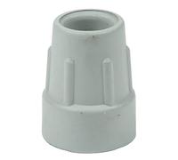 Cantidad 2X 22mm Conteras Virolas De Goma para Muletas Y Bastones - Gris - por Lifeswonderful®