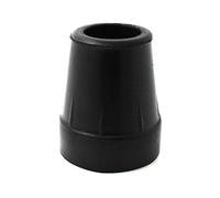 Cantidad 4x: 19mm Conteras De Goma Para Bastones - Negro - Por Lifeswonderful