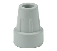 Cantidad 8x: 16mm Conteras Virolas De Goma Para Muletas Y Bastones - Gris - Por Lifeswonderful®