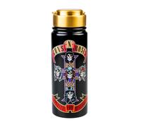 Cantimplora acero inoxidable Guns N Roses - Botella agua gimnasio Termica 550 ml | Water bottle Tapon Hermetico, Asa y Aislamiento Doble pared Frio/Calor | Regalos Merchandising Oficial