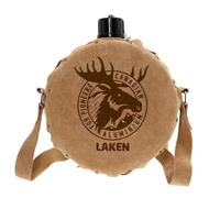 Cantimplora aluminio con funda de piel Canadiense 1,5 L.