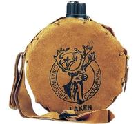 Laken Cantimplora de Aluminio 1L con Funda Beige de Piel