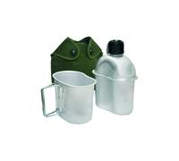 Cantimplora aluminio con marmita, capacidad 0,85 l.