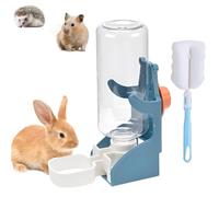 Cantimplora de conejo, 500 ml, bebedero para conejos, cobayas, dispensador de agua para mascotas, botella de agua potable automática para conejos, cobayas, hámsters