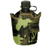 Cantimplora Militar Ejército Cantina Viajes Camping Bushcraft Checo Woodland Cam