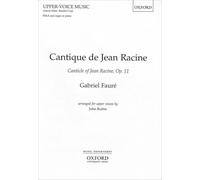 Cantique de Jean Racine: SSAA vocal score