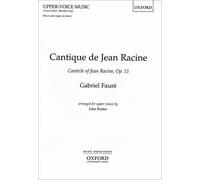 Cantique de Jean Racine: SSAA vocal score by John Rutter (4-Aug-1994) Sheet music