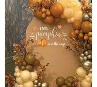 CANTLY A Little Pumpkin is On The Way calcomanνa Acciσn de Gracias Halloween tema otoρo calabaza decoraciσn suministros calcomanνas baby shower