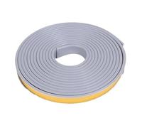 Canto en Forma de U para Muebles Bandas de Borde en Forma de U TPE Borde de rodapié Autoadhesivo Multicolor 9-30 mm 5M(Grey,18mm)