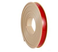 Canto en Forma de U para Muebles Bandas de Borde Flexibles de TPE Autoadhesivas en Forma de U for reparación de Muebles, Beige, 20 m, 2-4 cm(3cm)