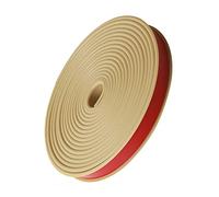Canto flexible para muebles en forma de U, Bandas de borde autoadhesivas en forma U TPE multicolor 9-40 mm(Beige,20mm[2m])