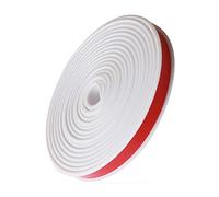 Canto flexible para muebles en forma de U, Bandas de borde autoadhesivas en forma U TPE multicolor 9-40 mm(White,20mm[2m])