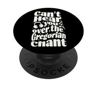 Canto Gregoriano Funny Catholic Traditional Latin Mass Music PopSockets PopGrip Adhesivo