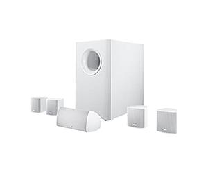 Canton Movie 95 conjunto de altavoces 5.1 canales 620 W Blanco - Set de altavoces (5.1 canales, 620 W, Cine en casa, Blanco, De 2 vías, 200 W)